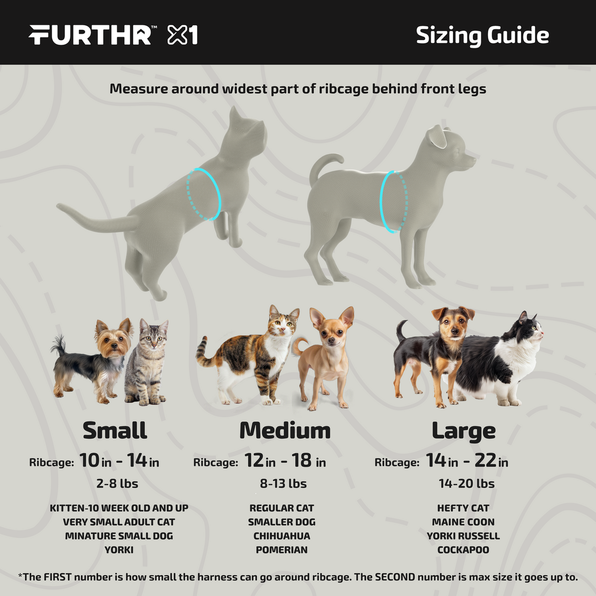 FURTHR™ X1 Explore Harness with Omni-Fit™ Button